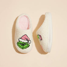 Load image into Gallery viewer, Kids Christmas Grinch Home Slippers