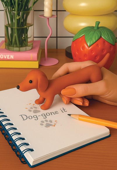 Dog Erasers - 4 Pack