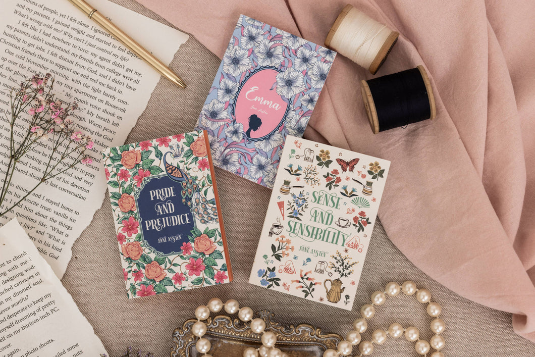Mini Book Notepad Set, Jane Austen