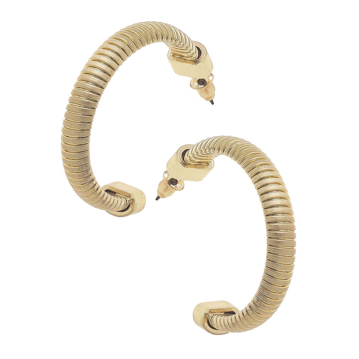 Constance Watchband Hoop Earrings