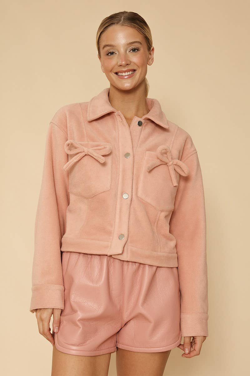 Fleece Bow Jacket