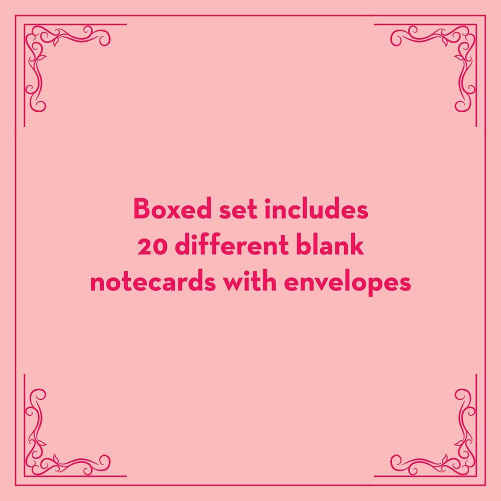 Vintage Fashion: 20 Notecards & Envelopes