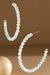 Pearl Hoop Earrings