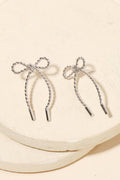 Twisted Bow Tie Earrings