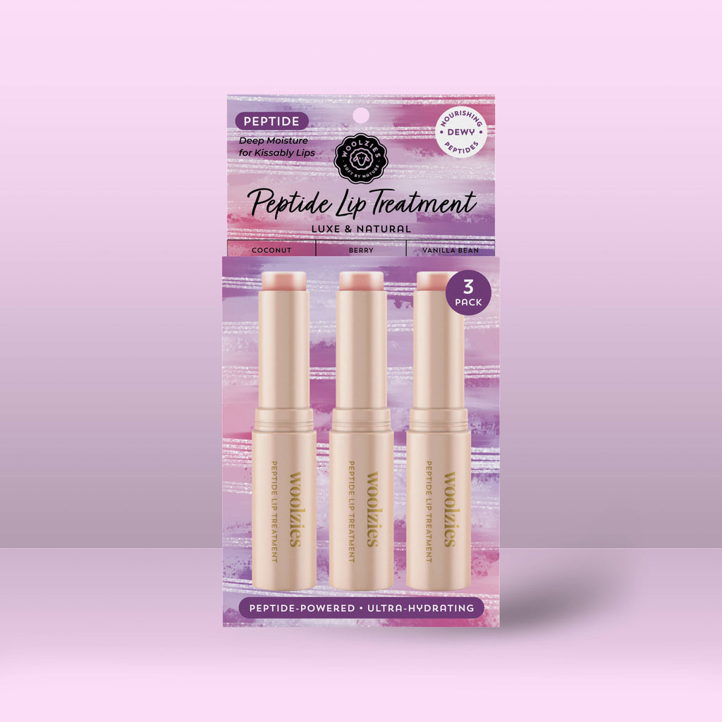 Peptide Lip Treatment Trio – Luxe & Natural | 3 Pack
