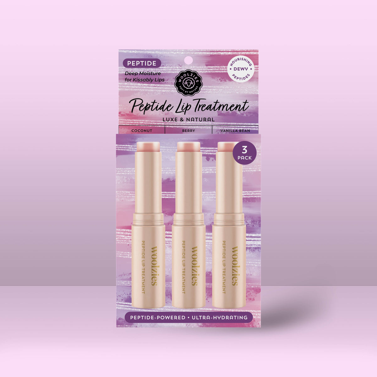 Peptide Lip Treatment Trio – Luxe & Natural | 3 Pack