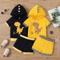 Navy Dino Hooded Set (Navy Only)