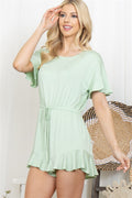 Lime Green Romper