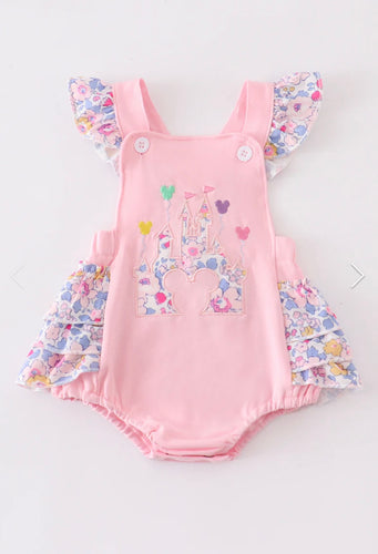 Pink Castle Onesie