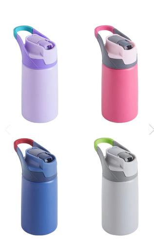 Kids SS Water bottle with Straw