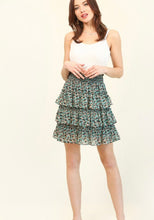 Load image into Gallery viewer, Floral Tiered Skirt