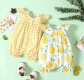 Yellow Plaid Onesie