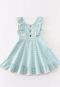 Gingham Print Dress