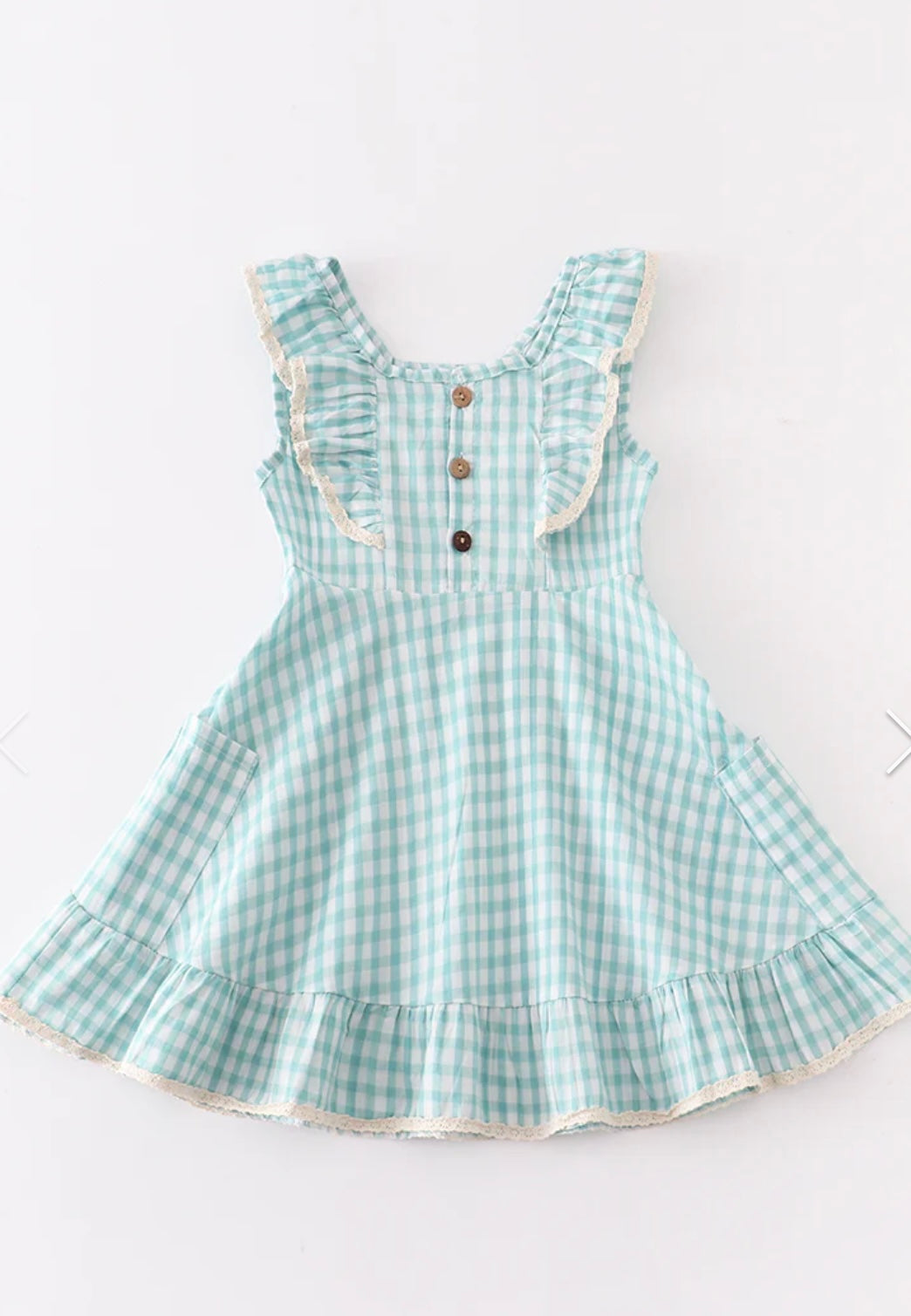 Gingham Print Dress