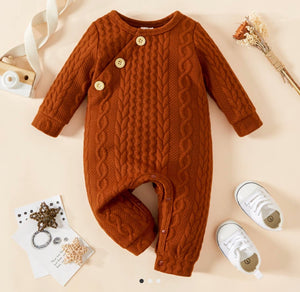 Rust Sweatshirt Onesie
