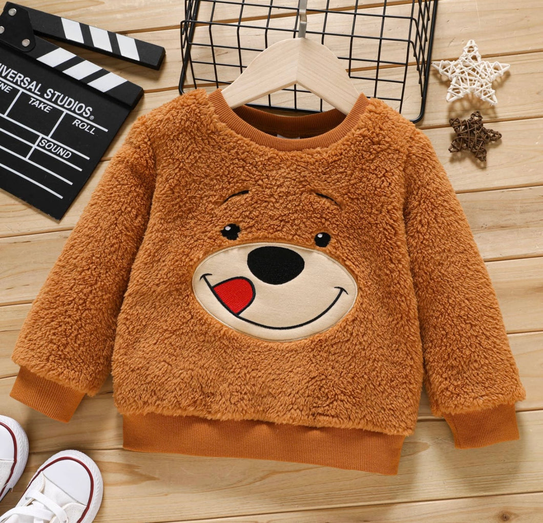 Fuzzy Bear Sweatshirt