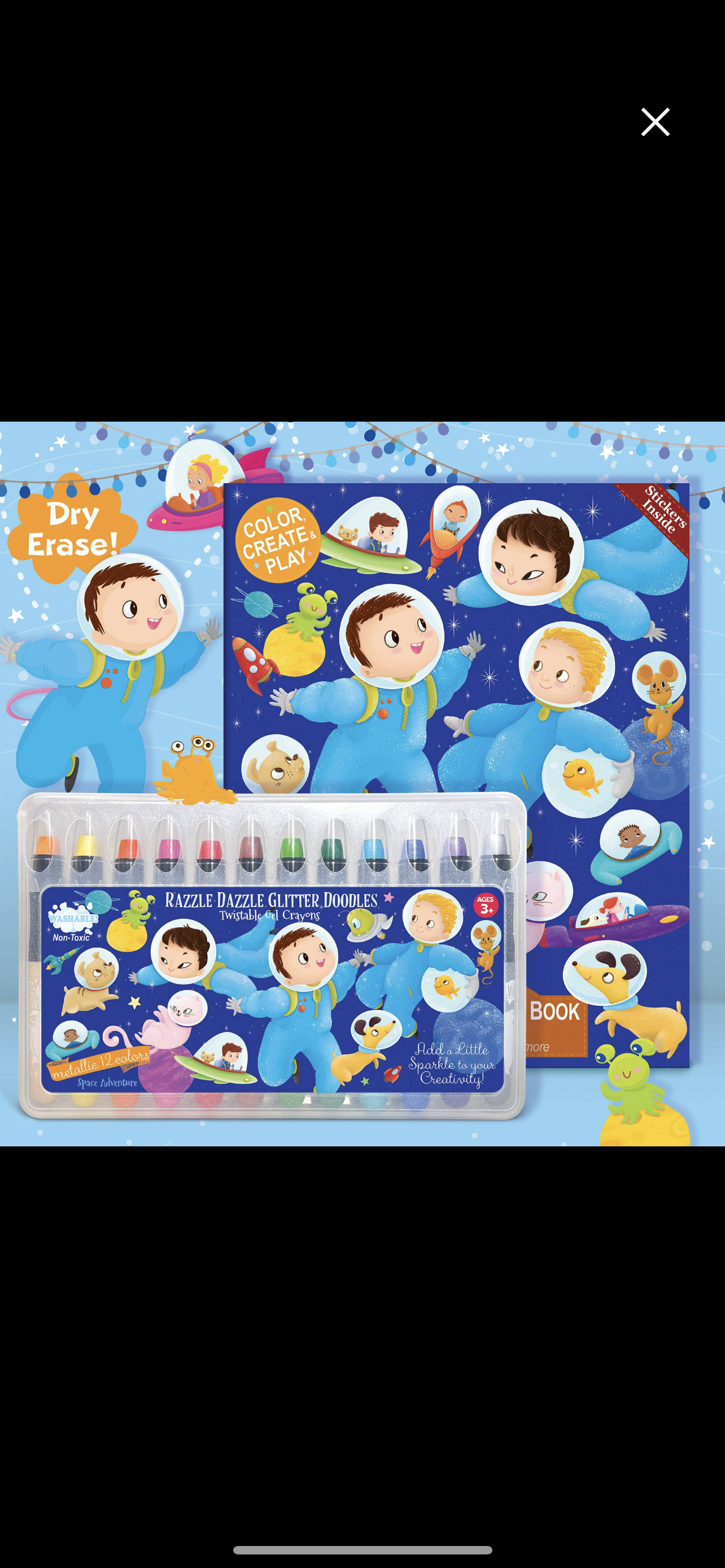 Glitter Space Coloring Gift Set