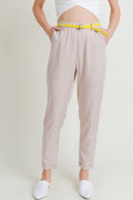 Khaki and White Pin Stripe Pant