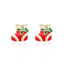 Load image into Gallery viewer, Kids Christmas Earrings