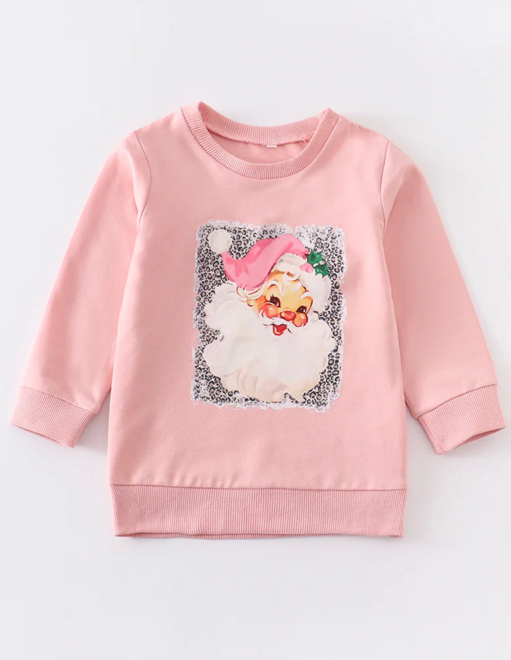 Pink Vintage Santa Crewneck