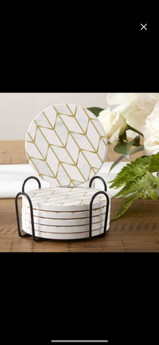 Geometric Coasters with Holder