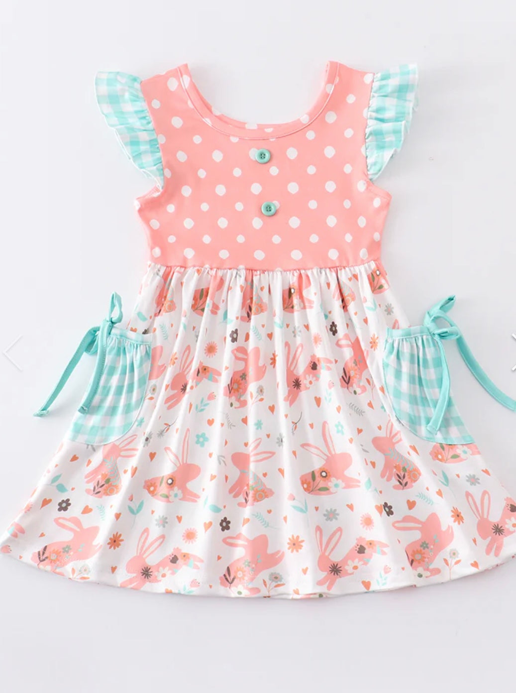 Rabbit Ruffle Girl Dress