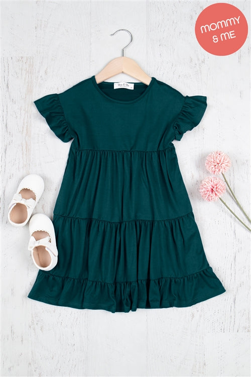 Green Tiered Dress