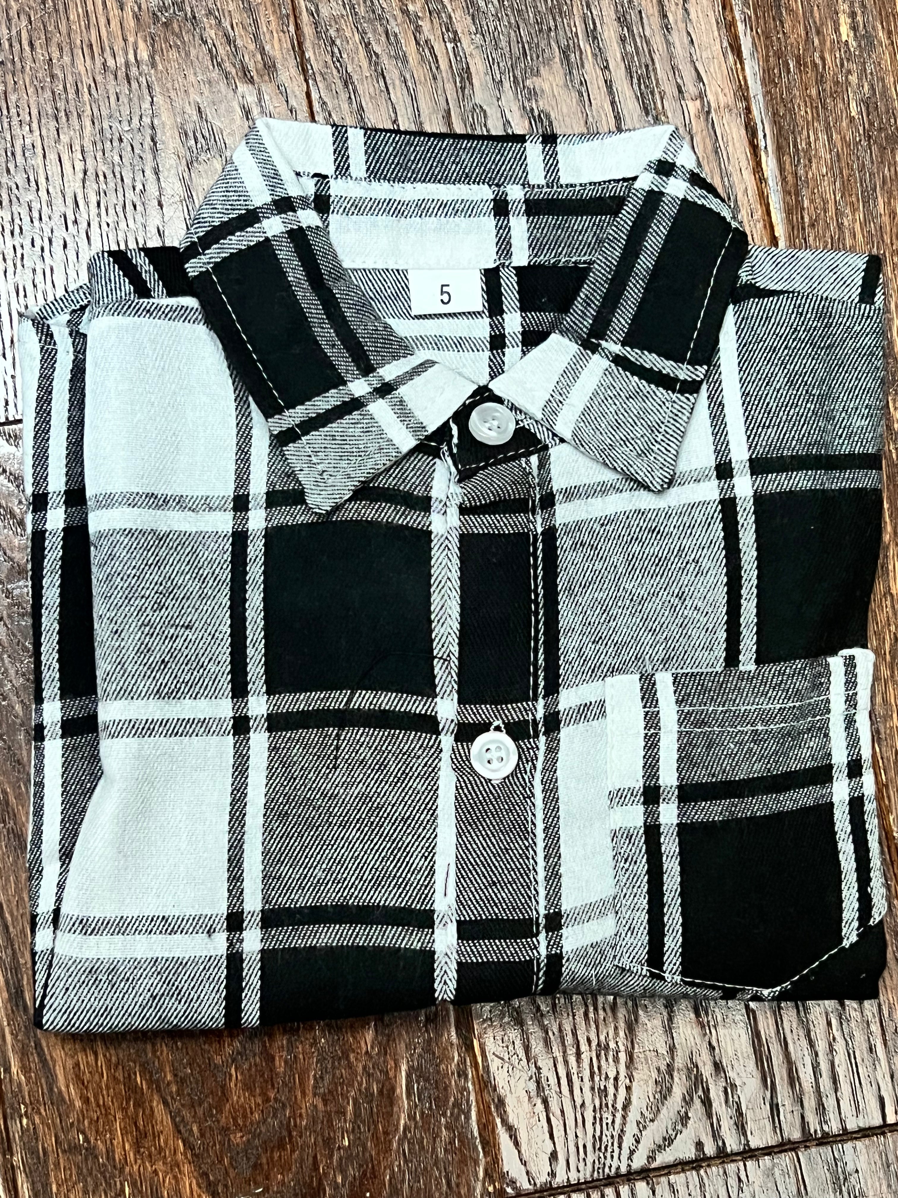 Black and White Flannel
