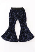 Blue Sequin Pants