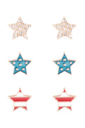 4th of July Earring Set