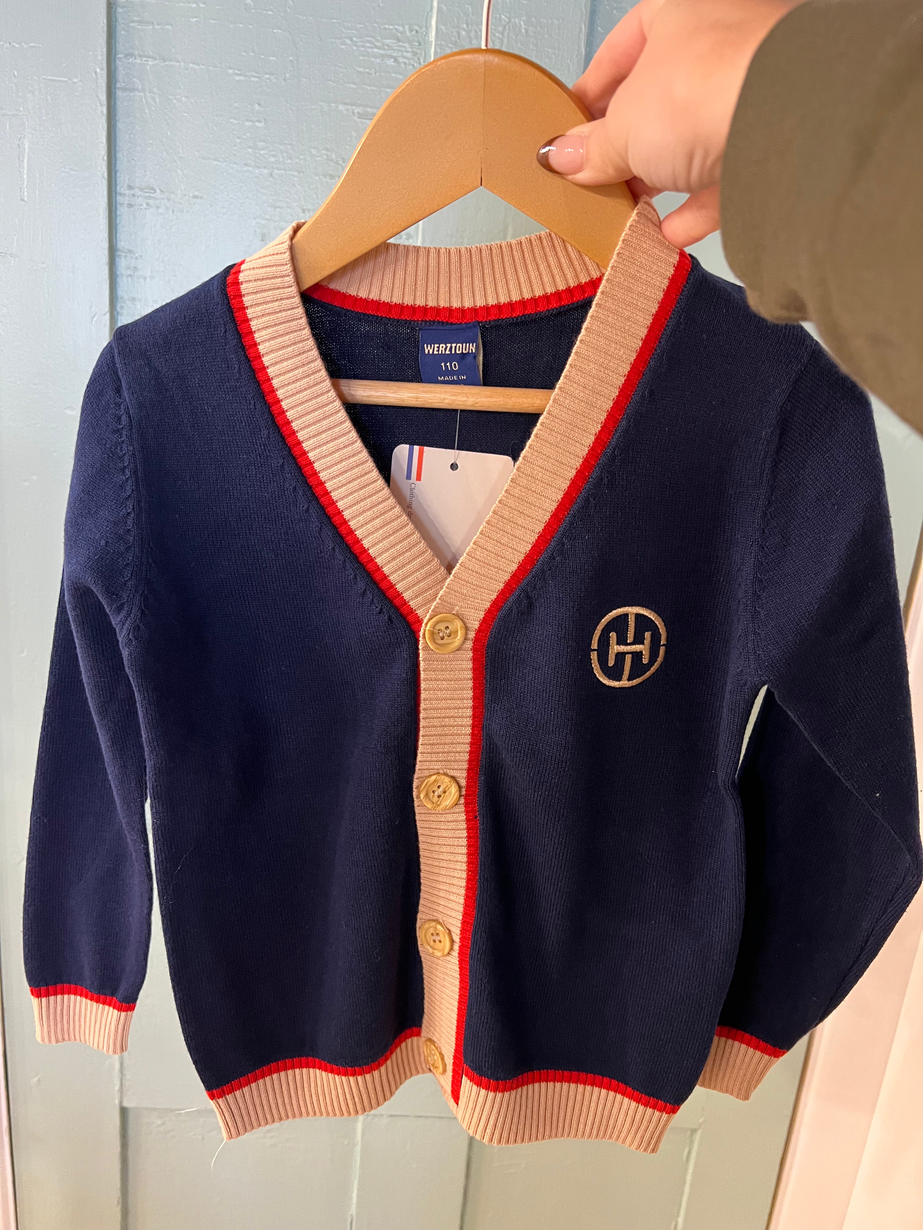 Navy Cardigan